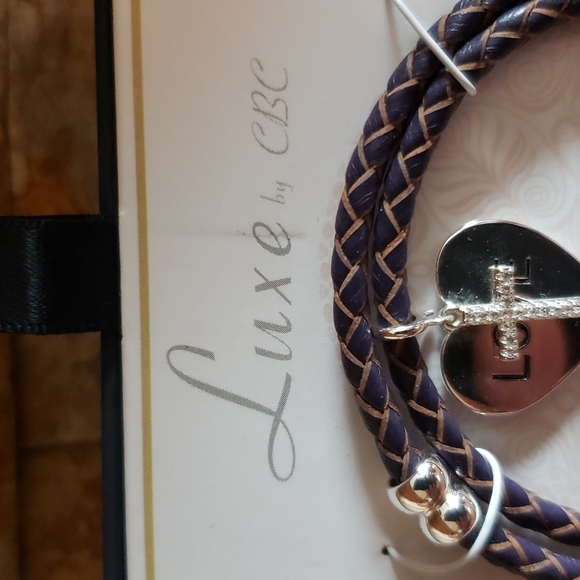 GENUINE LEATHER AND STERLING SILVER BRACELET - Picture 3 of 7